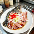 Steamed Whole Grouper with Ginger