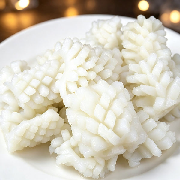 Premium Flower Cut Scored Squid